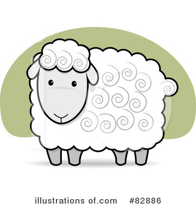 Royalty-Free (RF) Sheep Clipart Illustration by Qiun - Stock Sample #82886