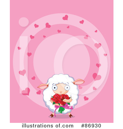 Royalty-Free (RF) Sheep Clipart Illustration by Pushkin - Stock Sample #86930