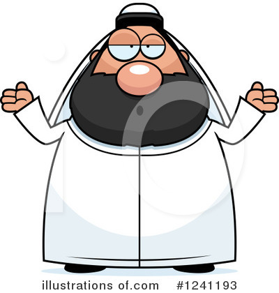 Royalty-Free (RF) Sheikh Clipart Illustration by Cory Thoman - Stock Sample #1241193