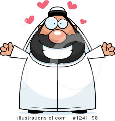 Royalty-Free (RF) Sheikh Clipart Illustration by Cory Thoman - Stock Sample #1241198