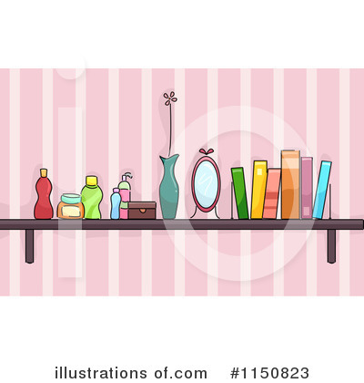 Royalty-Free (RF) Shelf Clipart Illustration by BNP Design Studio - Stock Sample #1150823