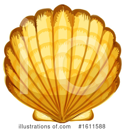 Royalty-Free (RF) Shell Clipart Illustration by Vector Tradition SM - Stock Sample #1611588