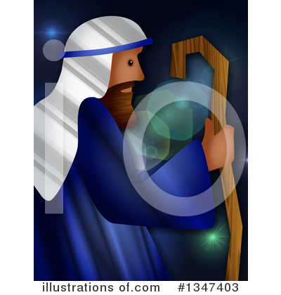Royalty-Free (RF) Shepherd Clipart Illustration by Prawny - Stock Sample #1347403