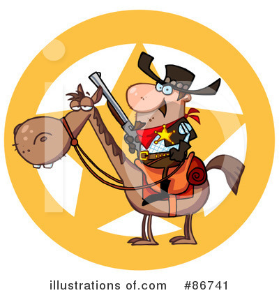 Cowboy Clipart #86741 by Hit Toon