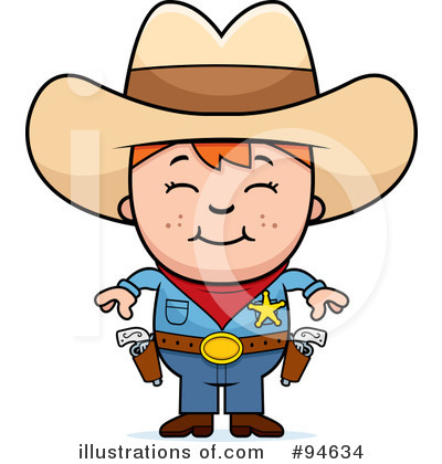 Royalty-Free (RF) Sheriff Clipart Illustration by Cory Thoman - Stock Sample #94634