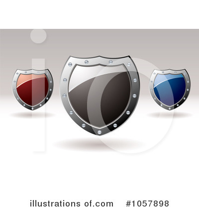 Royalty-Free (RF) Shield Clipart Illustration by michaeltravers - Stock Sample #1057898