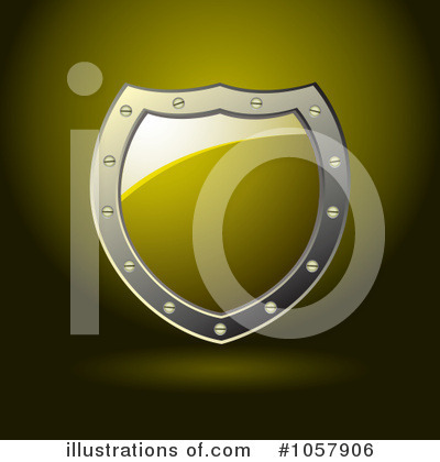 Royalty-Free (RF) Shield Clipart Illustration by michaeltravers - Stock Sample #1057906