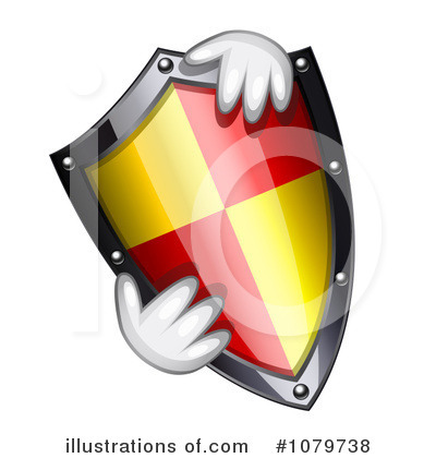 Royalty-Free (RF) Shield Clipart Illustration by Oligo - Stock Sample #1079738