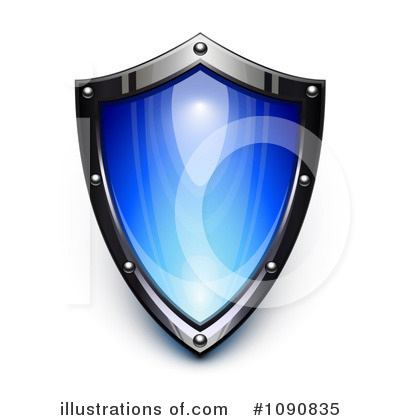 Royalty-Free (RF) Shield Clipart Illustration by Oligo - Stock Sample #1090835