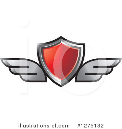 Winged Shield Clipart #1275132 by Lal Perera