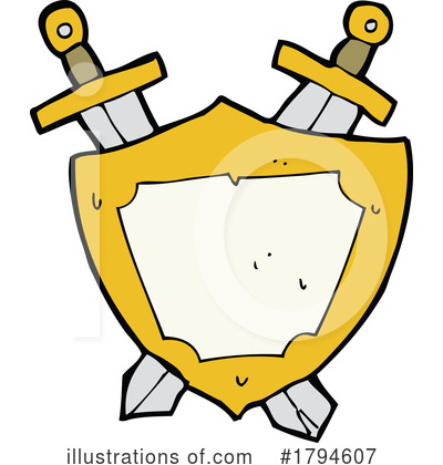 Royalty-Free (RF) Shield Clipart Illustration by lineartestpilot - Stock Sample #1794607
