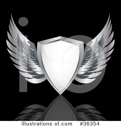Royalty-Free (RF) Shield Clipart Illustration by elaineitalia - Stock Sample #36354