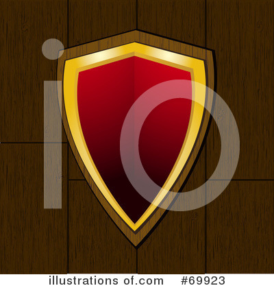 Royalty-Free (RF) Shield Clipart Illustration by elaineitalia - Stock Sample #69923