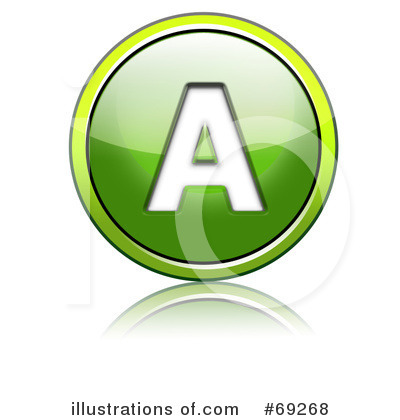 Royalty-Free (RF) Shiny Green Button Clipart Illustration by chrisroll - Stock Sample #69268