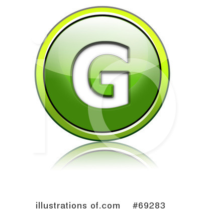 Royalty-Free (RF) Shiny Green Button Clipart Illustration by chrisroll - Stock Sample #69283