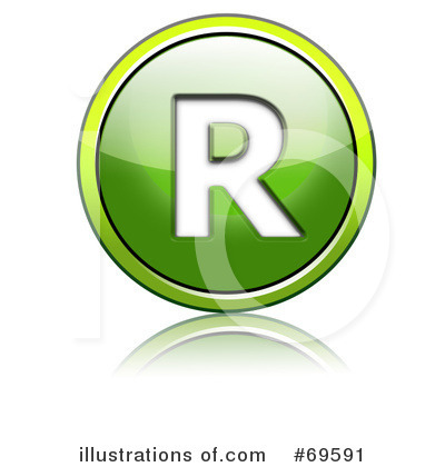 Royalty-Free (RF) Shiny Green Button Clipart Illustration by chrisroll - Stock Sample #69591