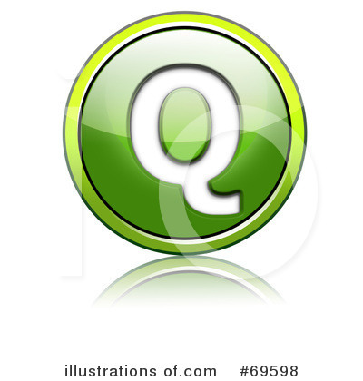 Royalty-Free (RF) Shiny Green Button Clipart Illustration by chrisroll - Stock Sample #69598