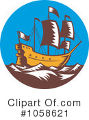 Ship Clipart #1058621 by patrimonio