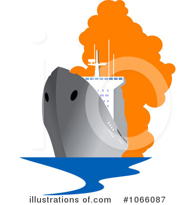 Royalty-Free (RF) Ship Clipart Illustration by Vector Tradition SM - Stock Sample #1066087