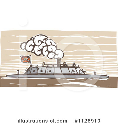 Royalty-Free (RF) Ship Clipart Illustration by xunantunich - Stock Sample #1128910