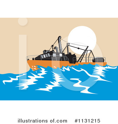 Royalty-Free (RF) Ship Clipart Illustration by patrimonio - Stock Sample #1131215