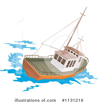 Royalty-Free (RF) Ship Clipart Illustration by patrimonio - Stock Sample #1131216