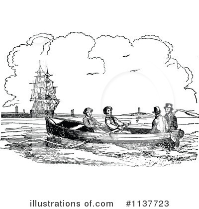 Royalty-Free (RF) Ship Clipart Illustration by Prawny Vintage - Stock Sample #1137723