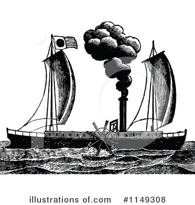 Boat Clipart #1149308 by Prawny Vintage