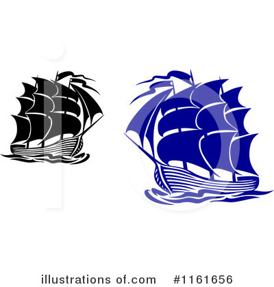 Royalty-Free (RF) Ship Clipart Illustration by Vector Tradition SM - Stock Sample #1161656