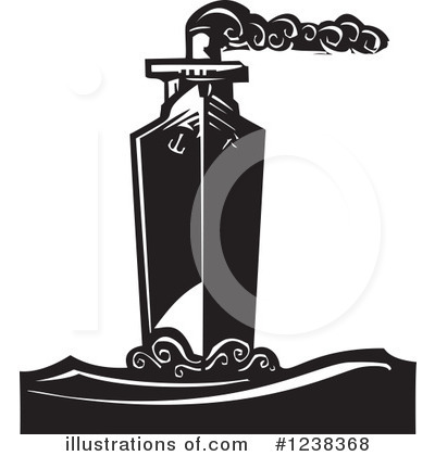Royalty-Free (RF) Ship Clipart Illustration by xunantunich - Stock Sample #1238368