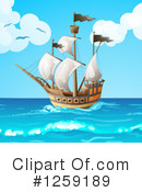 Ship Clipart #1259189 by merlinul