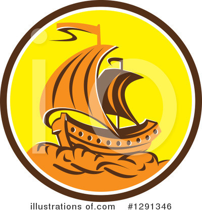 Royalty-Free (RF) Ship Clipart Illustration by patrimonio - Stock Sample #1291346