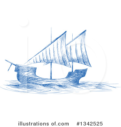 Royalty-Free (RF) Ship Clipart Illustration by Vector Tradition SM - Stock Sample #1342525