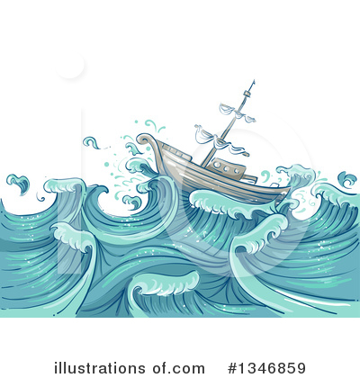 Waves Clipart #1346859 by BNP Design Studio