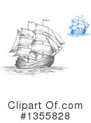 Ship Clipart #1355828 by Vector Tradition SM