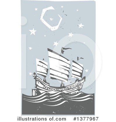 Royalty-Free (RF) Ship Clipart Illustration by xunantunich - Stock Sample #1377967