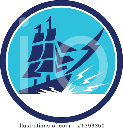 Royalty-Free (RF) Ship Clipart Illustration by patrimonio - Stock Sample #1396350