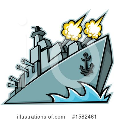 Royalty-Free (RF) Ship Clipart Illustration by patrimonio - Stock Sample #1582461