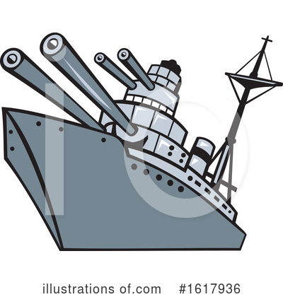 Royalty-Free (RF) Ship Clipart Illustration by patrimonio - Stock Sample #1617936