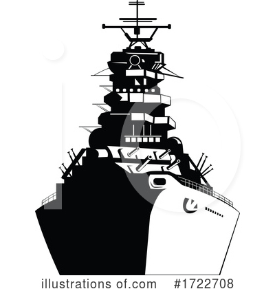 Royalty-Free (RF) Ship Clipart Illustration by patrimonio - Stock Sample #1722708
