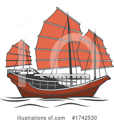 Royalty-Free (RF) Ship Clipart Illustration by Vector Tradition SM - Stock Sample #1742530