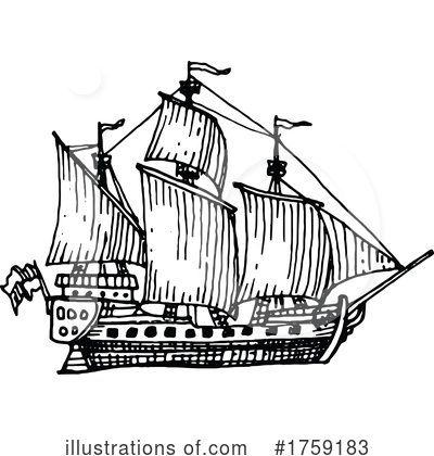 Boat Clipart #1759183 by Vector Tradition SM