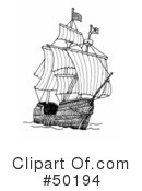 Ship Clipart #50194 by C Charley-Franzwa