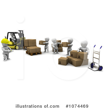 Fork Lift Clipart #1074469 by KJ Pargeter