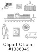 Shipping Clipart #1388349 by Vector Tradition SM