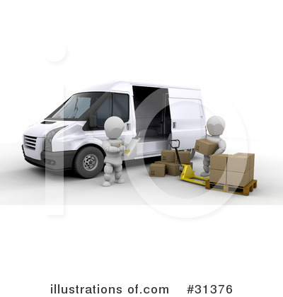 Delivery Van Clipart #31376 by KJ Pargeter