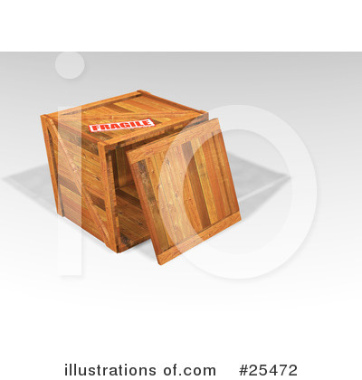 Wooden Crate Clipart #25472 by KJ Pargeter