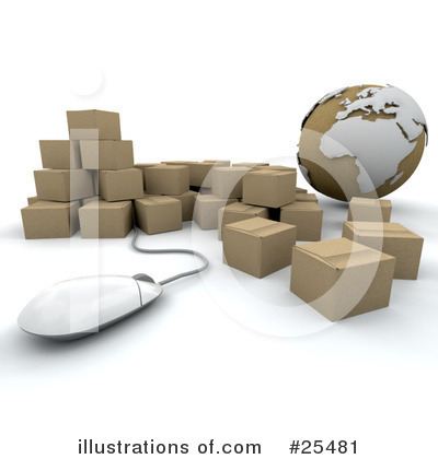 Royalty-Free (RF) Shipping Industry Clipart Illustration by KJ Pargeter - Stock Sample #25481
