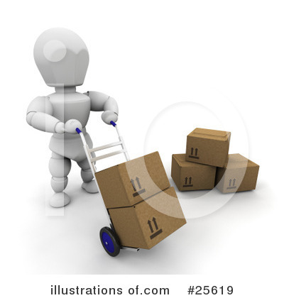 Royalty-Free (RF) Shipping Industry Clipart Illustration by KJ Pargeter - Stock Sample #25619