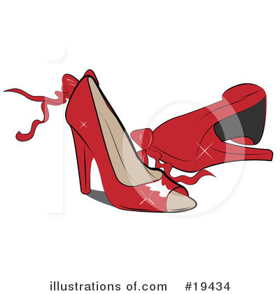 Royalty-Free (RF) Shoes Clipart Illustration by Vitmary Rodriguez - Stock Sample #19434